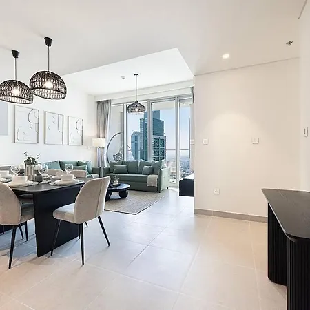 Downtown Sky High Luxury Apartment I City And Sea Views I Opp Dubai Mall Burj Khalifa Exterior photo